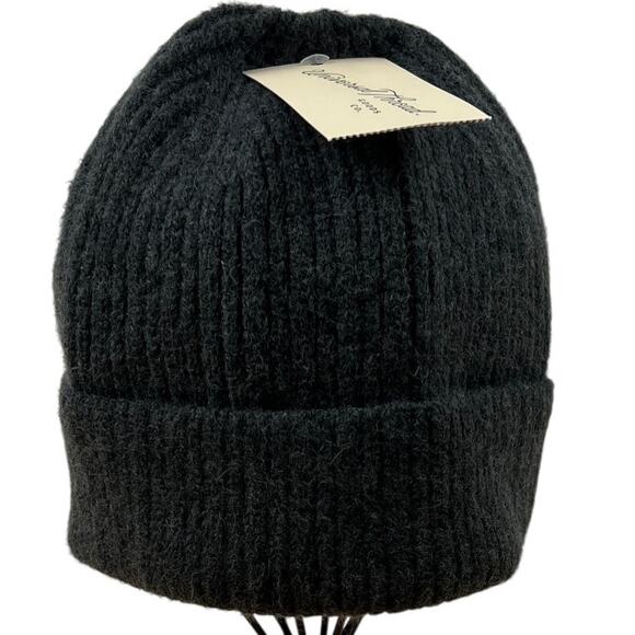 Universal Thread Women's Dark Charcoal Gray Wide Ribbed Winter Hat - NWT - Picture 2 of 8